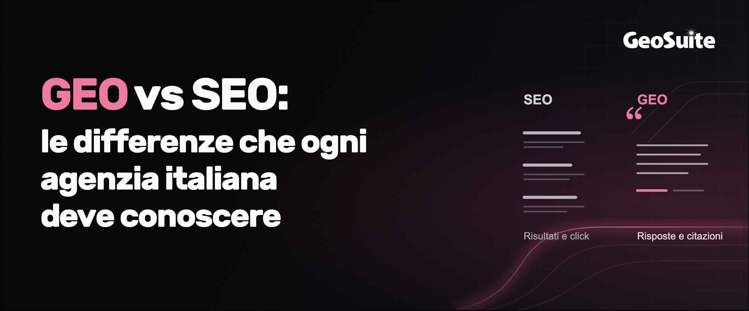GEO vs SEO: le differenze che ogni agenzia italiana deve conoscere